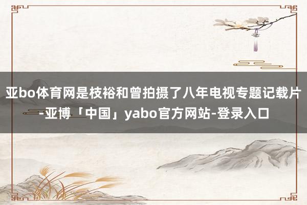 亚bo体育网是枝裕和曾拍摄了八年电视专题记载片-亚博「中国」yabo官方网站-登录入口