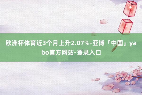 欧洲杯体育近3个月上升2.07%-亚博「中国」yabo官方网站-登录入口