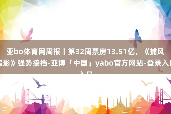 亚bo体育网周报丨第32周票房13.51亿，《捕风追影》强势接档-亚博「中国」yabo官方网站-登录入口